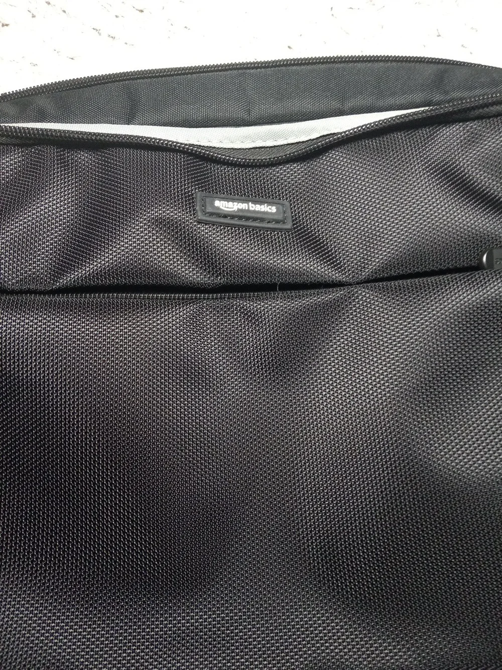 Amazon Basic Black Laptop 15 Inch Shoulder Bag with Adjustable Strap